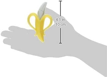 Nuby Nananubs Banana Massaging Toothbrush, Yellow - Image 3